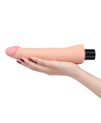 9"" REAL SOFTEE Vibrating Dildo