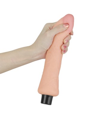 9"" REAL SOFTEE Vibrating Dildo