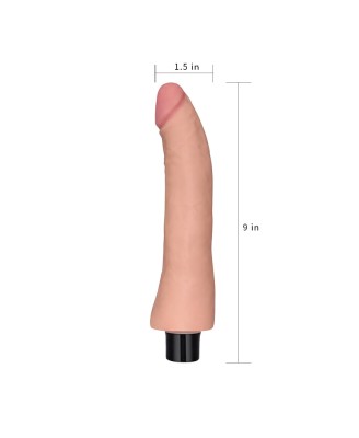 9"" REAL SOFTEE Vibrating Dildo