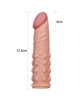 Add 2"" Pleasure X Tender Penis Sleeve Flesh