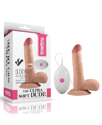7.5"" The Ultra Soft Dude Vibrating