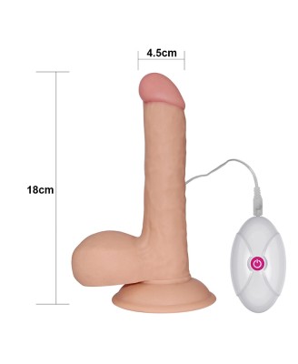 7.5"" The Ultra Soft Dude Vibrating