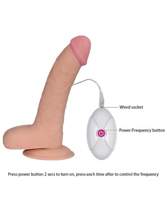 8.8"" The Ultra Soft Dude Vibrating
