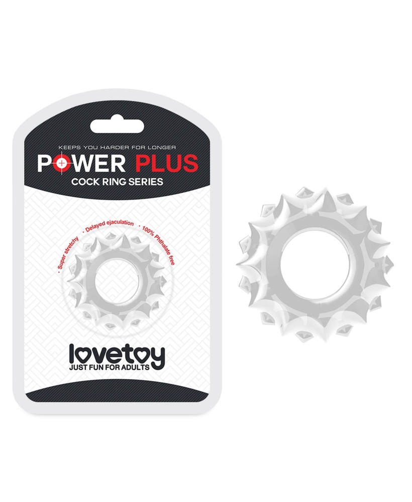 POWER PLUS Cockring Clear
