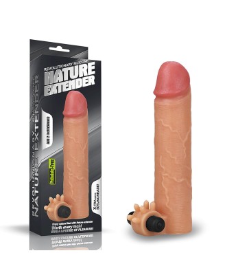 Add 2" Vibrating
Silicone Extender