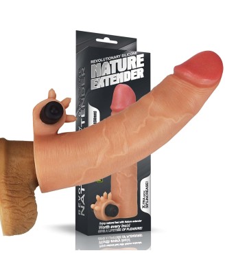 Add 2" Vibrating
Silicone Extender
