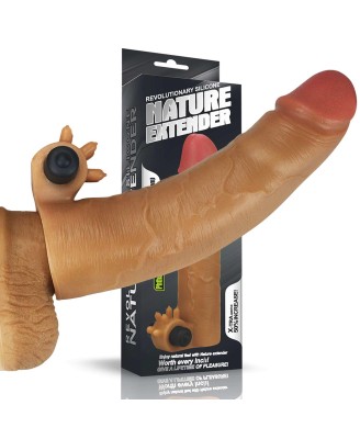 Add 2" Vibrating
Silicone Extender