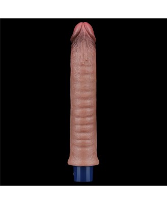 9.5" REAL SOFTEE Rechargeable Silicone Vibrating Dildo