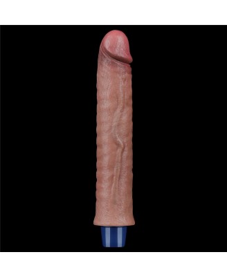 9.5" REAL SOFTEE Rechargeable Silicone Vibrating Dildo