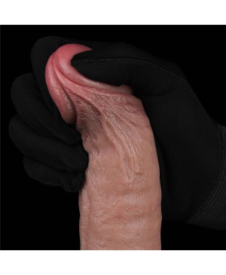 9.5" REAL SOFTEE Rechargeable Silicone Vibrating Dildo