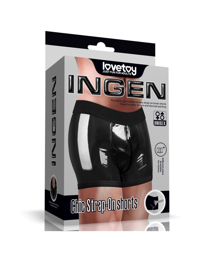Chic Strap-On shorts (32 - 35 inch waist) Black