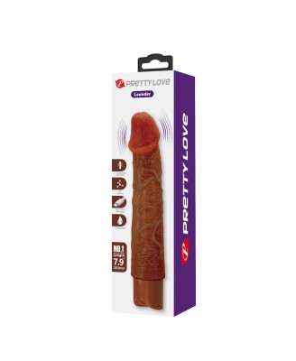 Pretty Love Osric Realistic Vibrating Dildo (Brown Edition)