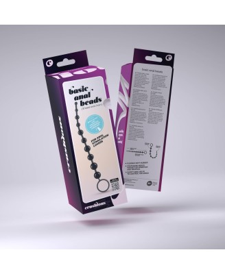10 BEAD ANAL CHAIN CRUSHIOUS BLACK
