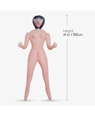 CRUSHIOUS NICOLE LA ENFERMERA INFLATABLE DOLL WITH STROKER