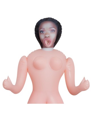 CRUSHIOUS ALICIA THE BOUNTY HUNTER EBONY INFLATABLE DOLL
