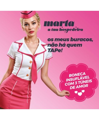 CRUSHIOUS MARTA THE STEWARDESS INFLATABLE DOLL BLONDE