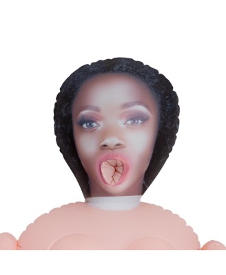 CRUSHIOUS CARMEN THE FEMME FATALE EBONY INFLATABLE DOLL