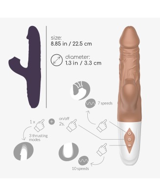 CRUSHIOUS THRUSTING REALISTIC VIBRATOR EL MATADOR