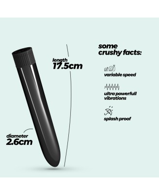 CRUSHIOUS CLASSIC VIBE VIBRATOR BLACK