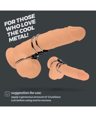 CRUSHIOUS SARUMAN 3 METAL COCKRING SET
