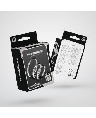 CRUSHIOUS SARUMAN 3 METAL COCKRING SET