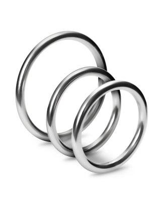 CRUSHIOUS METALEROS 3 METAL COCKRING SET