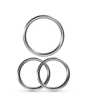 CRUSHIOUS METALEROS 3 METAL COCKRING SET