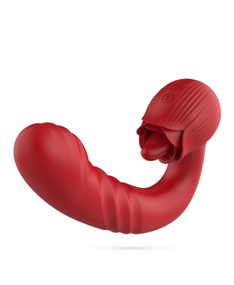 CRUSHIOUS OSIRIA ROSE VIBRATOR WITH THRUST