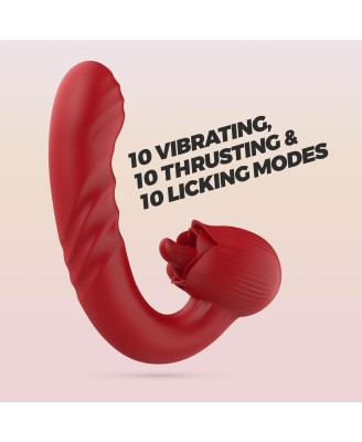 CRUSHIOUS OSIRIA ROSE VIBRATOR WITH THRUST