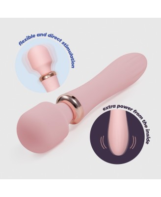 CRUSHIOUS DUAL MASSAGE WAND JINX ROSE WIN