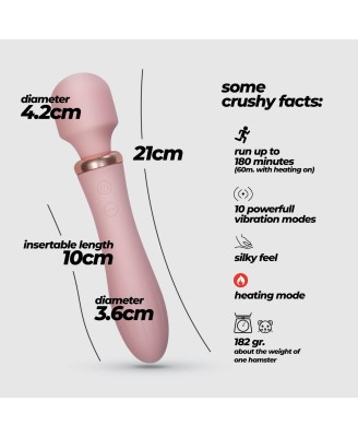 CRUSHIOUS DUAL MASSAGE WAND JINX ROSE WIN