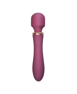 CRUSHIOUS DUAL MASSAGE WAND JINX RED WINE