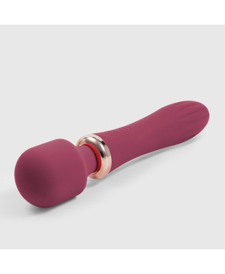 CRUSHIOUS DUAL MASSAGE WAND JINX RED WINE