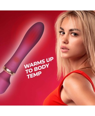 CRUSHIOUS DUAL MASSAGE WAND JINX RED WINE