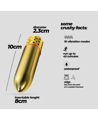 CRUSHIOUS ROMANOV CLASSIC VIBRATOR WITH REMOVABLE SILICONE SLEEVE