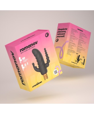 CRUSHIOUS ROMANOV CLASSIC VIBRATOR WITH REMOVABLE SILICONE SLEEVE