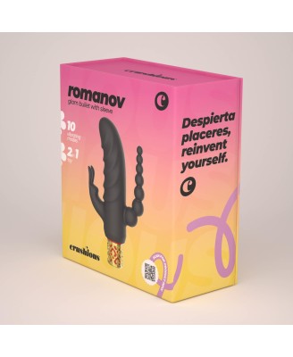 CRUSHIOUS ROMANOV CLASSIC VIBRATOR WITH REMOVABLE SILICONE SLEEVE