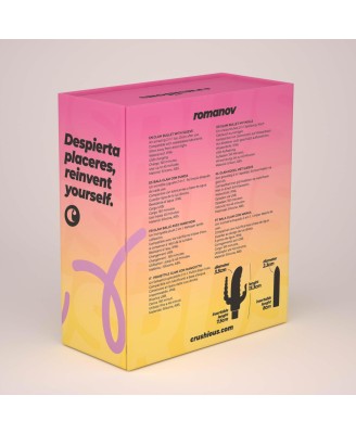 CRUSHIOUS ROMANOV CLASSIC VIBRATOR WITH REMOVABLE SILICONE SLEEVE