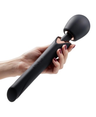 CRUSHIOUS HOLLY RECHARGEABLE WAND MASSAGER BLACK