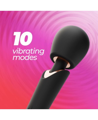 CRUSHIOUS HOLLY RECHARGEABLE WAND MASSAGER BLACK