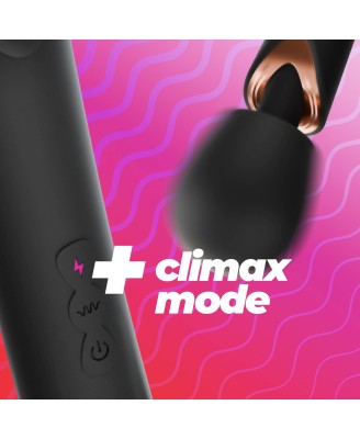 CRUSHIOUS HOLLY RECHARGEABLE WAND MASSAGER BLACK