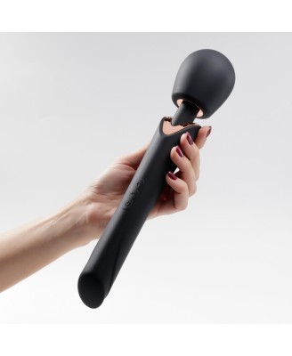 CRUSHIOUS HOLLY RECHARGEABLE WAND MASSAGER BLACK
