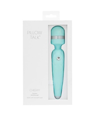 Pillow Talk - Cheeky Wand Massager Teal