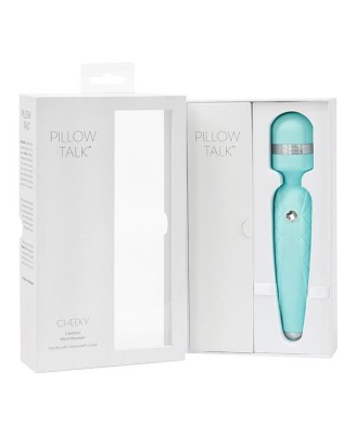 Pillow Talk - Cheeky Wand Massager Teal