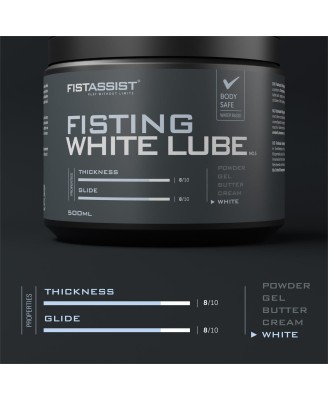 Fist Assist Fisting White Lube 500ml