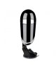 Randy sandy black wallmounted vibratinging masturbator