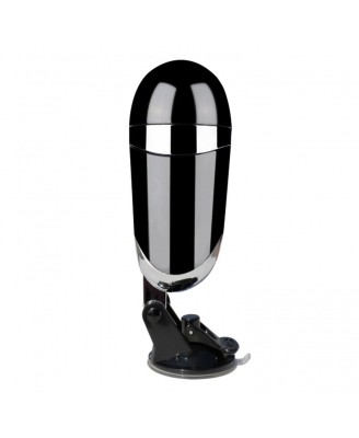 Randy sandy black wallmounted vibratinging masturbator