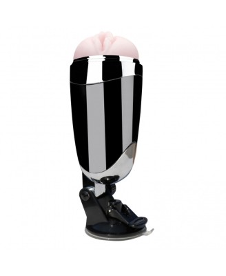 Randy sandy black wallmounted vibratinging masturbator