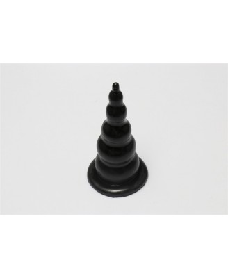 Rocket drill 7,3 inch black large anal plug 7,3 inch / 18,5 cm