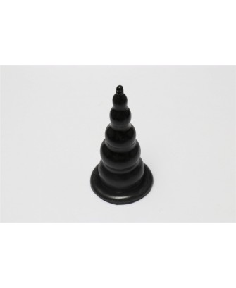 Rocket drill 7,3 inch black large anal plug 7,3 inch / 18,5 cm